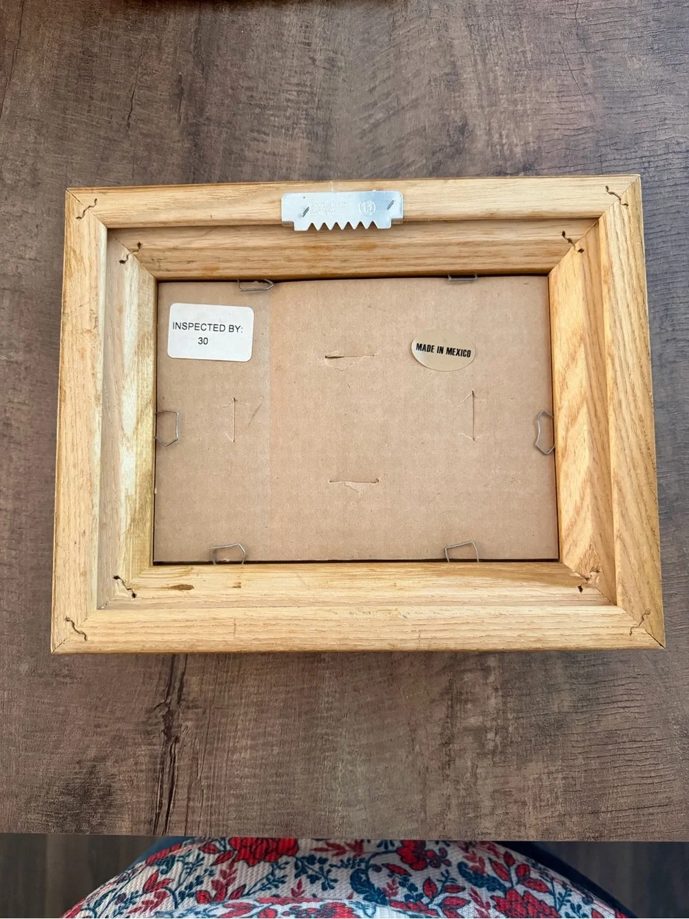 None vintage framed